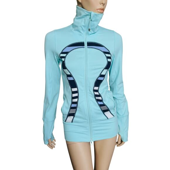 Lululemon In Stride Jacket Size 4 Stretchy Long Sleeves Zipper Closure - Picture 2 of 11